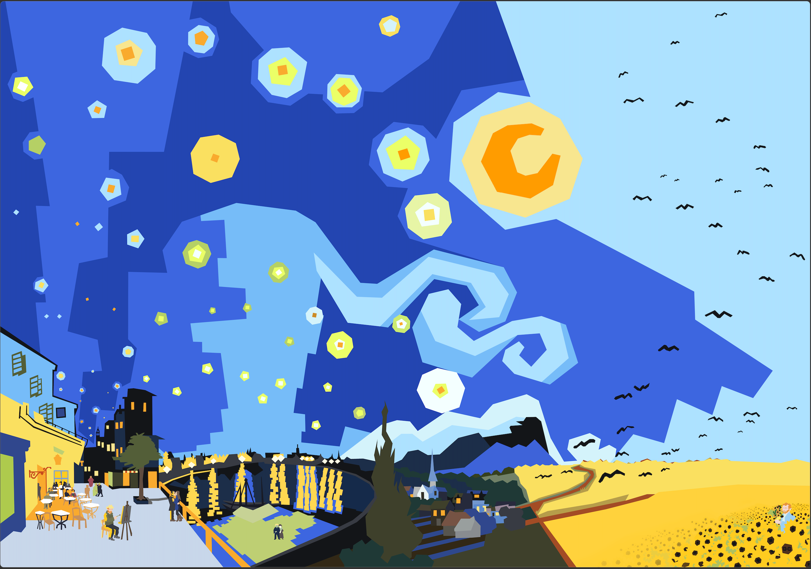 Starry Night To Day – sidyates